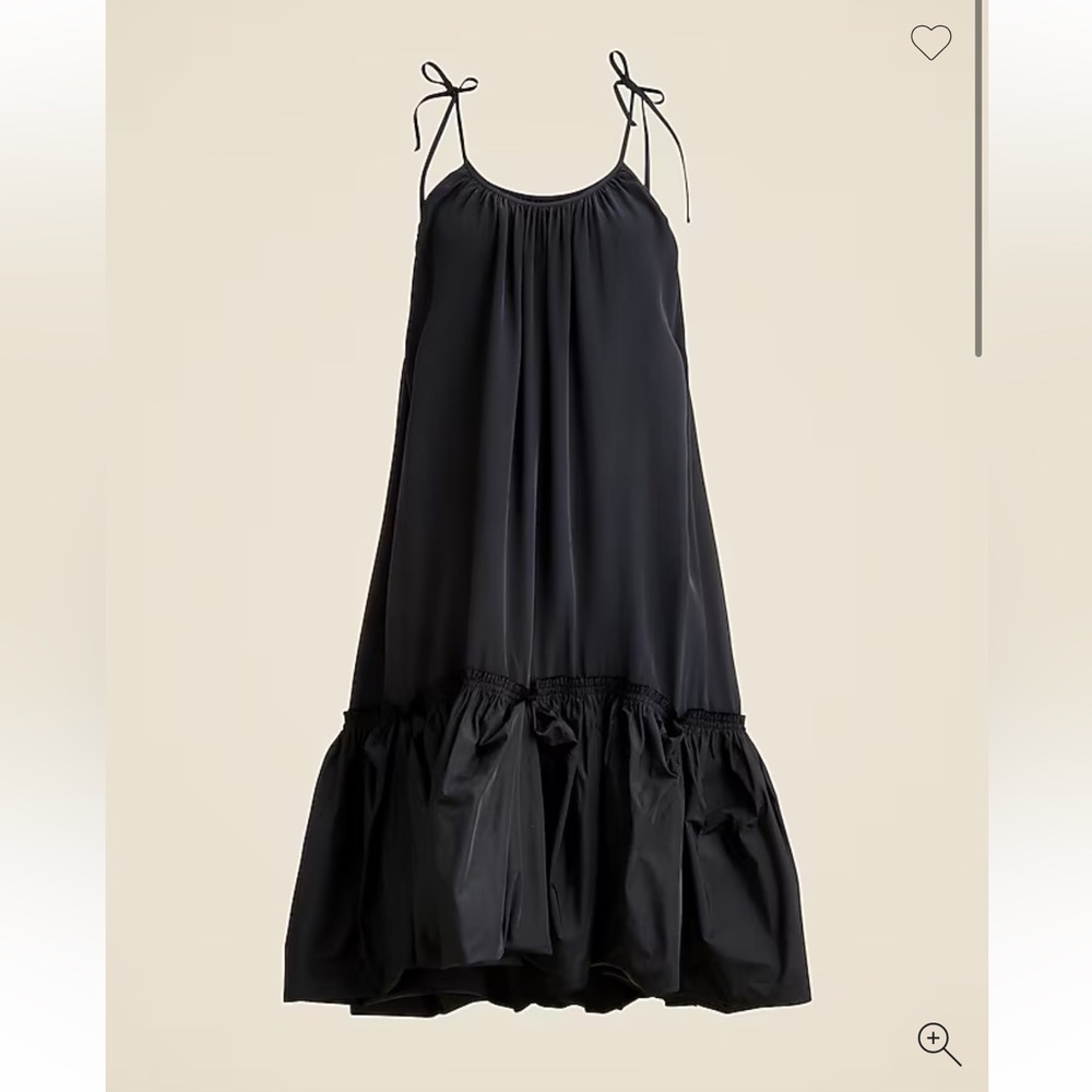 J. Crew Collection bubble-hem mini dress in taffeta